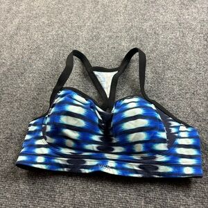VICTORIA SECRET VSX Sport Women’s Blue/Black Padded sports Bra size: 32D